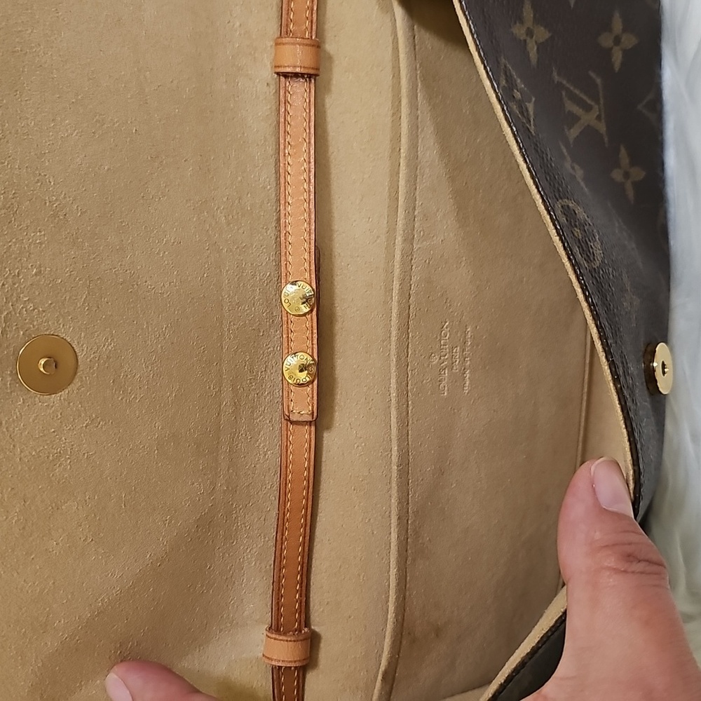 Louis Vuitton LV Shoulder Bag Pochette Twin GM Brown Monogram - Picture 16 of 17